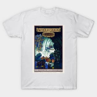 Wieliczka Poland Vintage Poster 1938 T-Shirt